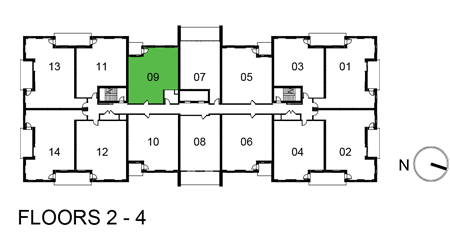 Lilac location in the building