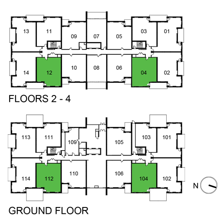 Lily locations in the building